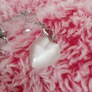 Natural stone quartz opal white